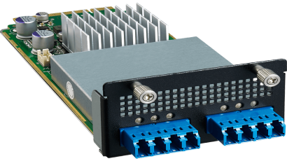 4 Ports 1GbE Fiber Bypass Network Management Card. Ideal for network segmentation applications and inline security monitoring.
